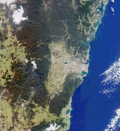 NASA/JPL · Terra / MISR · Southeastern Australia · 2000-07-11